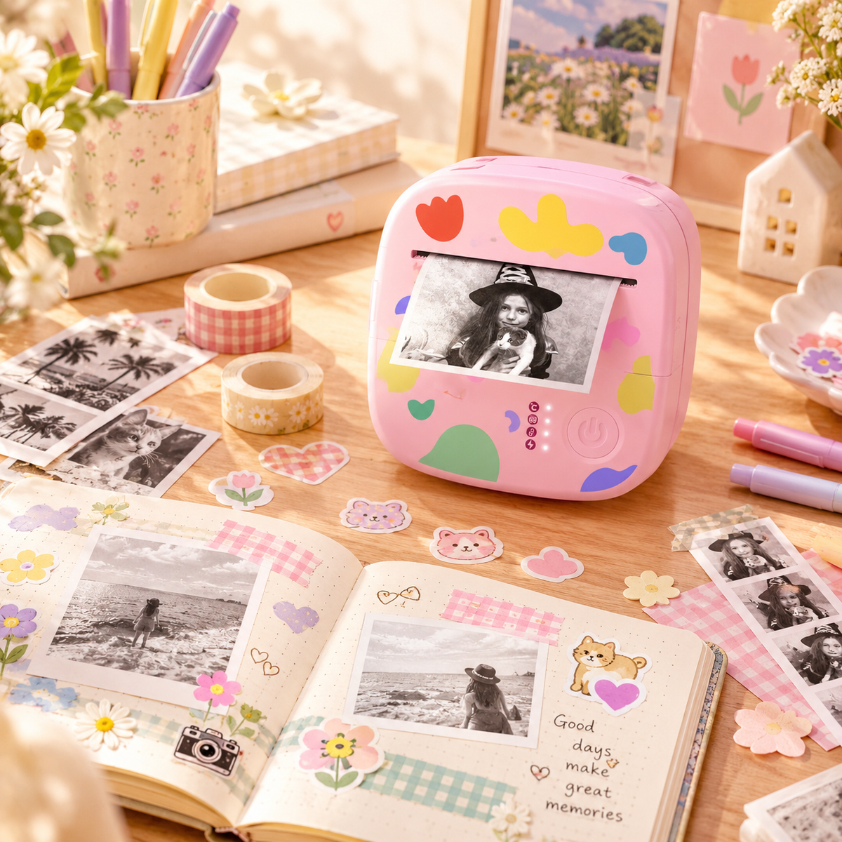 How to Decorate Journals and Scrapbooks with Mini Printers