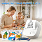 XenGro AHM3 Mini Sticker Printer for Kids – Portable Bluetooth Thermal Printer