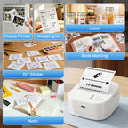 XenGro AHM3 Mini Sticker Printer for Kids – Portable Bluetooth Thermal Printer