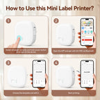 Step-by-step guide for using XENGRO Bluetooth thermal label maker
