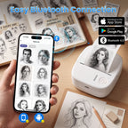 XenGro AHM3 Mini Sticker Printer for Kids – Portable Bluetooth Thermal Printer
