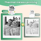 XenGro AHM2 Mini Sticker Printer for Kids – Portable Bluetooth Thermal Printer for Creative Crafts, Journals & Fun DIY Gifts