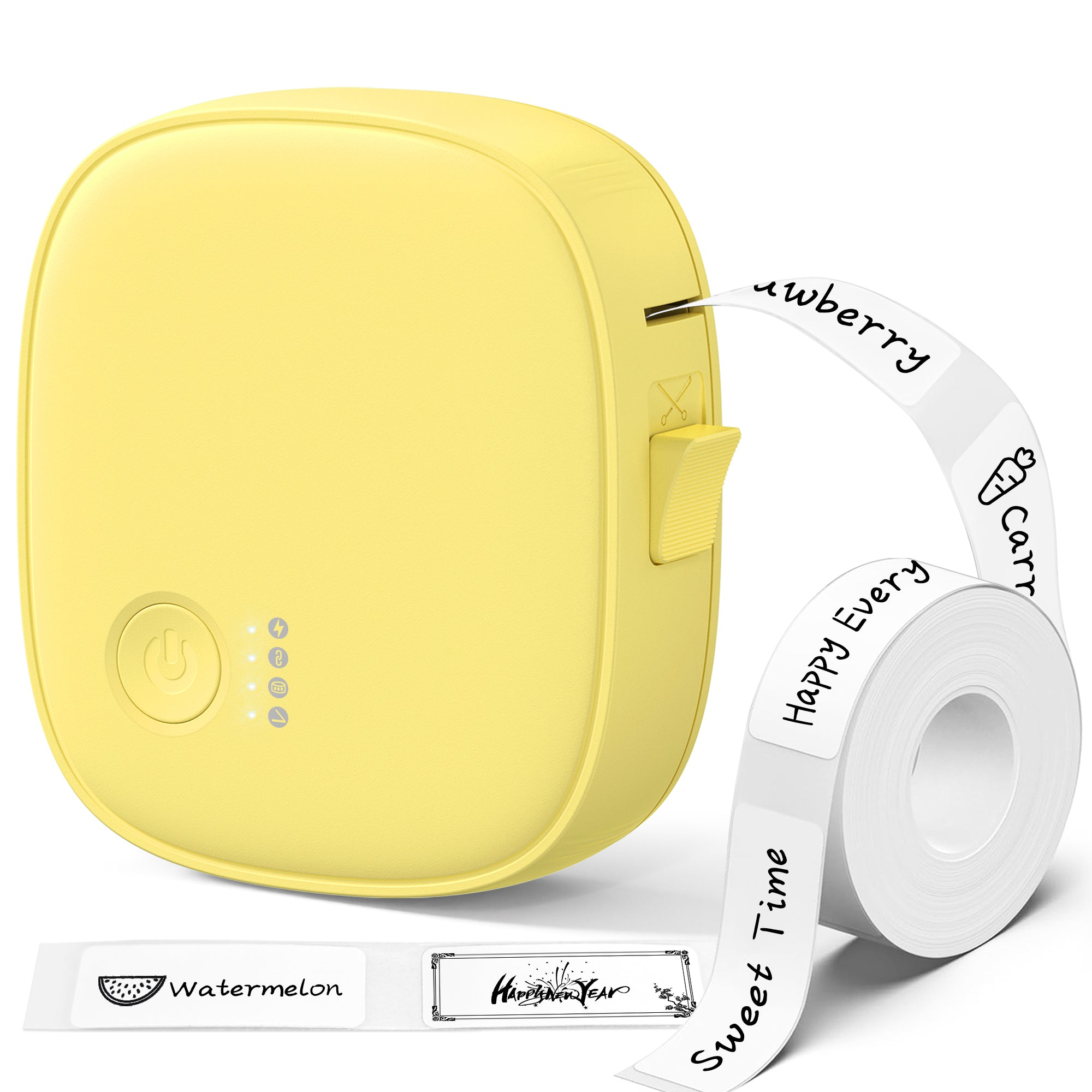 XenGro AH-P05 Mini Label Maker with Tape, Portable Bluetooth Thermal Label Printer for Home, Office & Organization