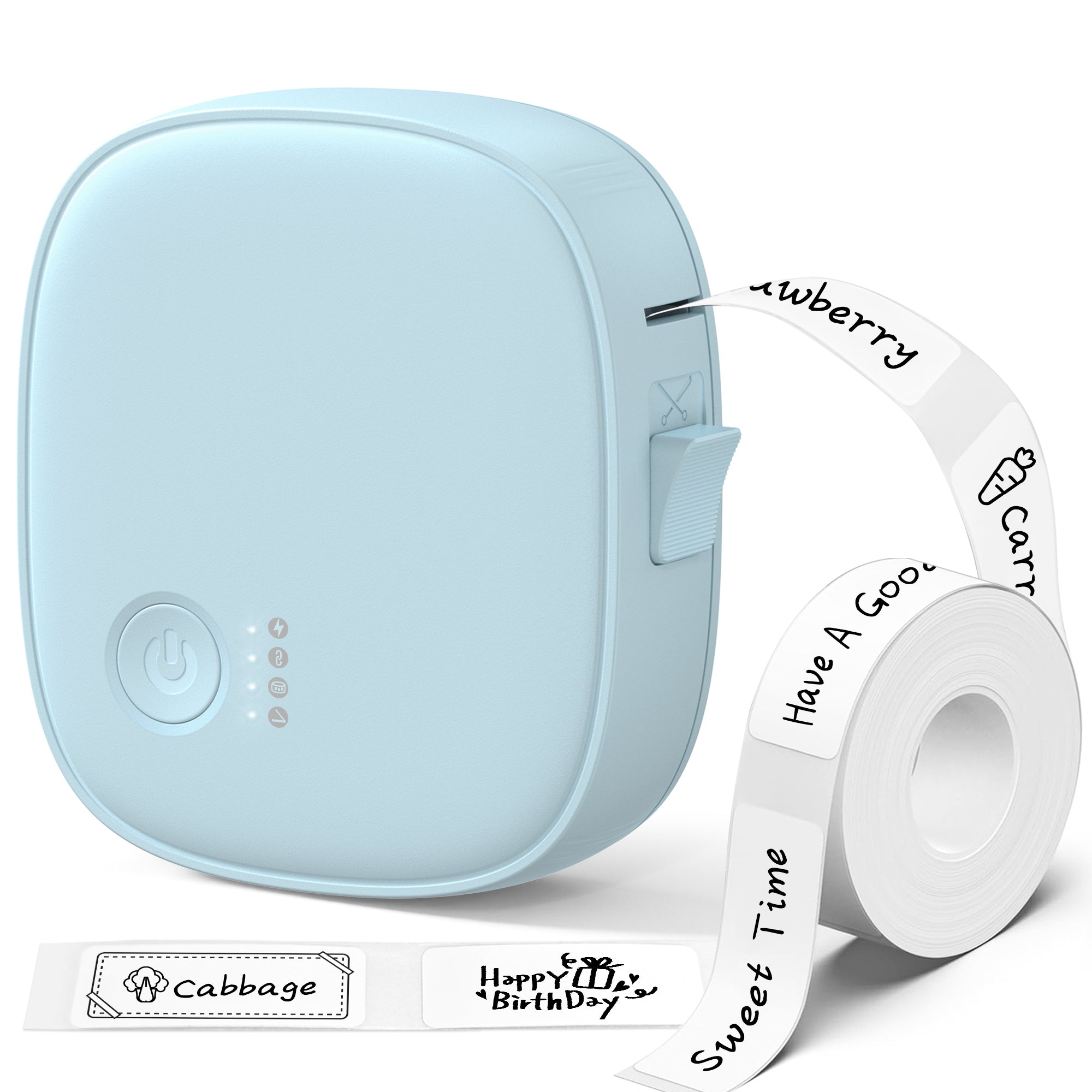 XenGro AH-P05 Mini Label Maker with Tape, Portable Bluetooth Thermal Label Printer for Home, Office & Organization